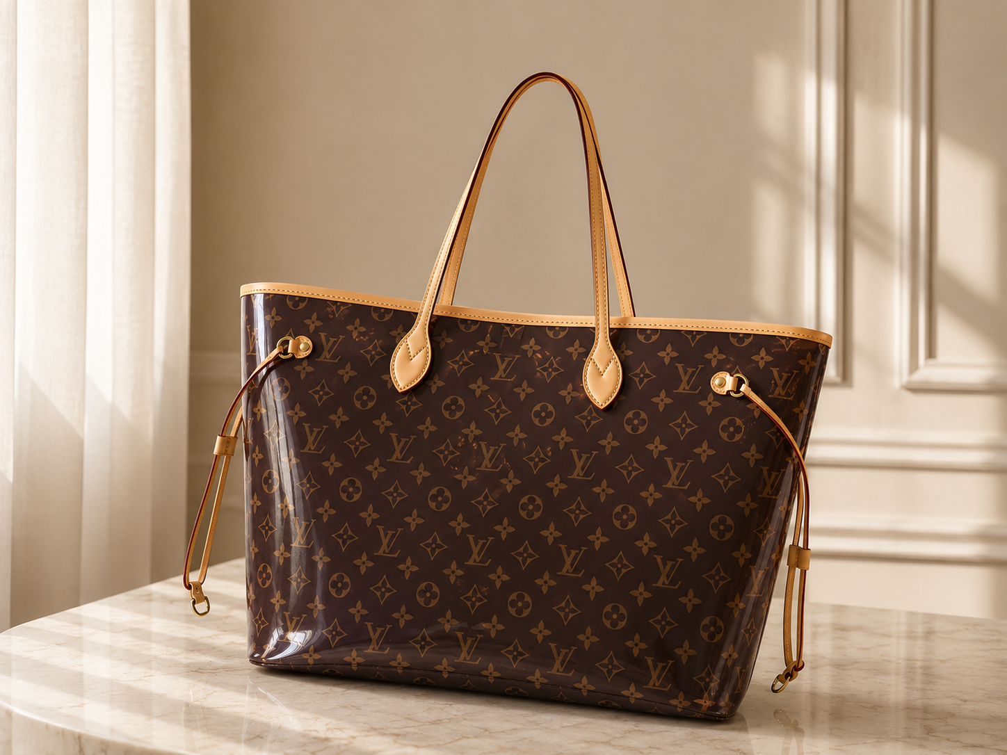 LL NEVERFULL GM PVC MONOGRAM