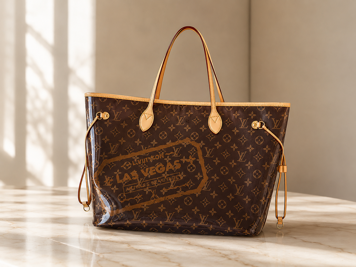 LL NEVERFULL GM PVC MONOGRAM