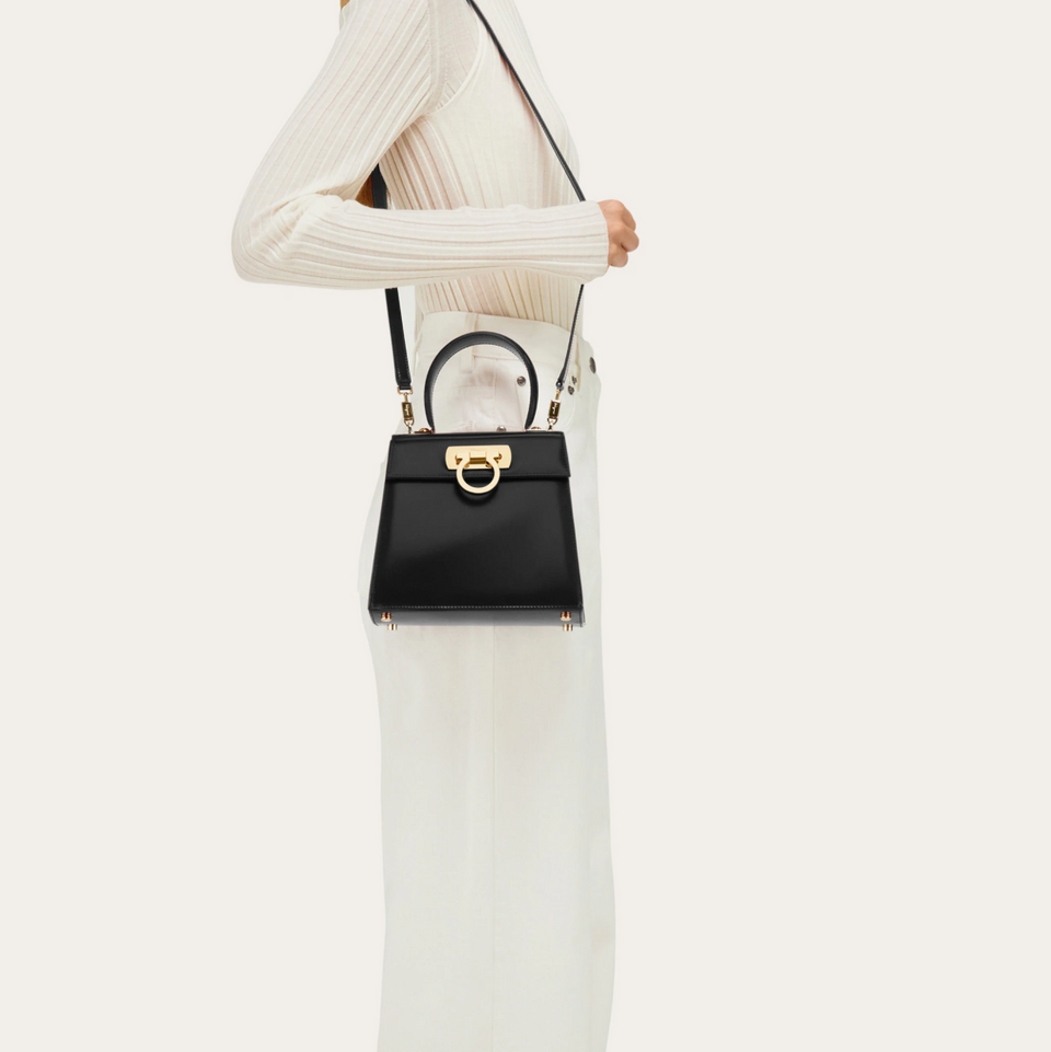 F ICONIC TOP HANDLE NEGRO