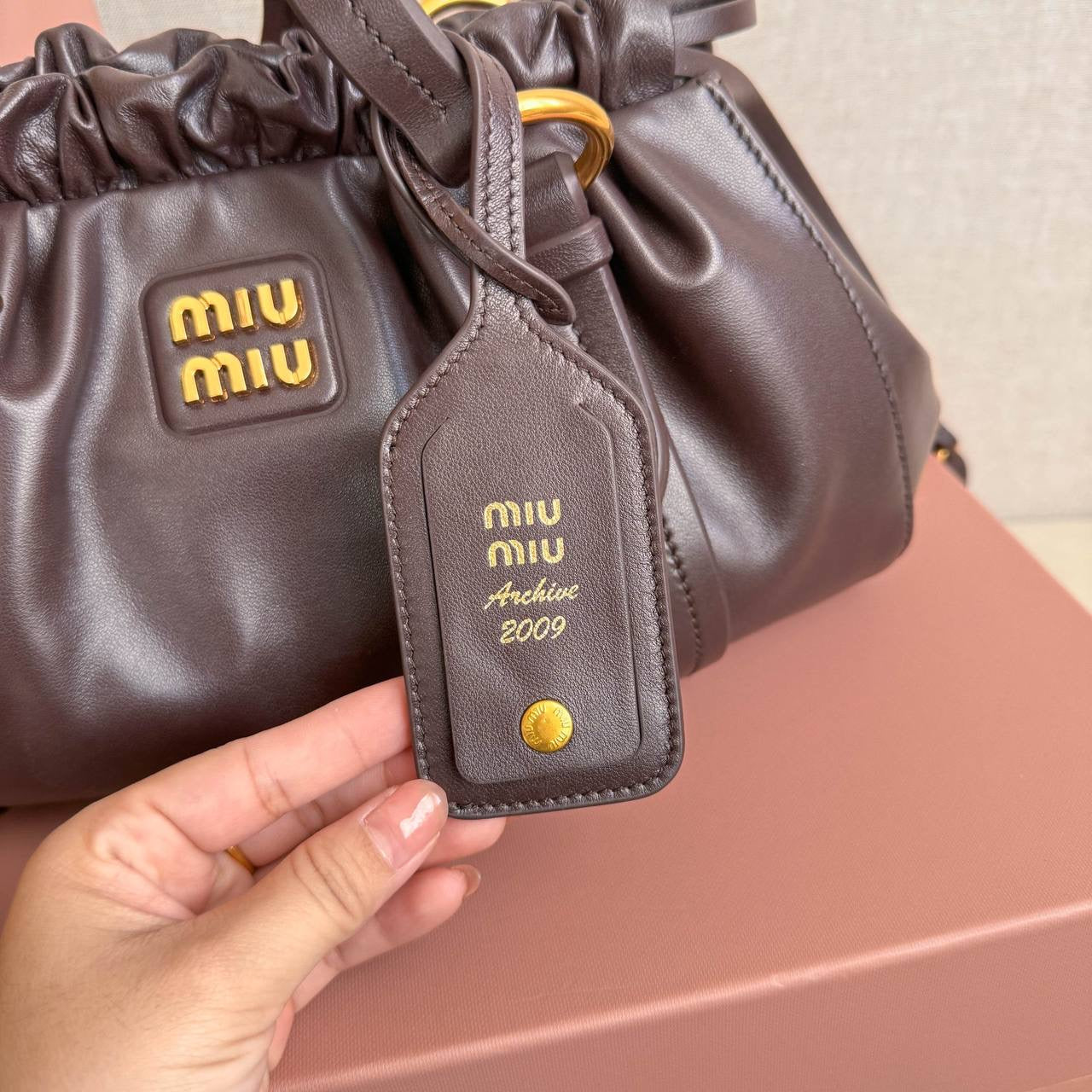 MU JOIE NAPPA LEATHER BAG