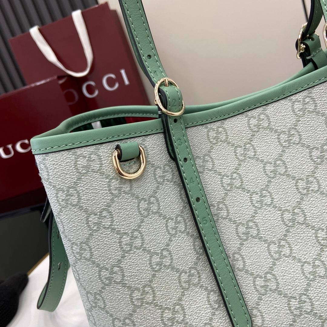GU TOTE GRANDE EMBLEM VERDE