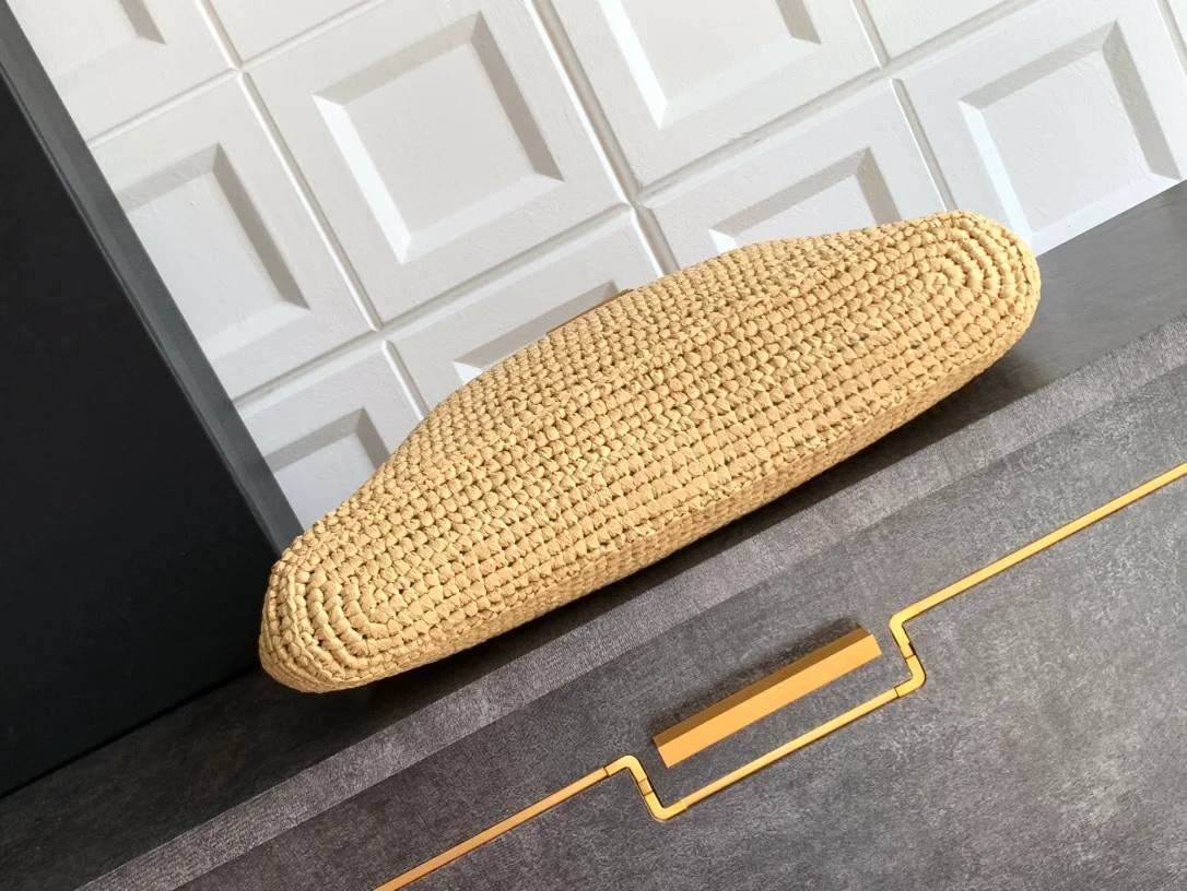 YL I CARE MAXI TOTE RAFFIA