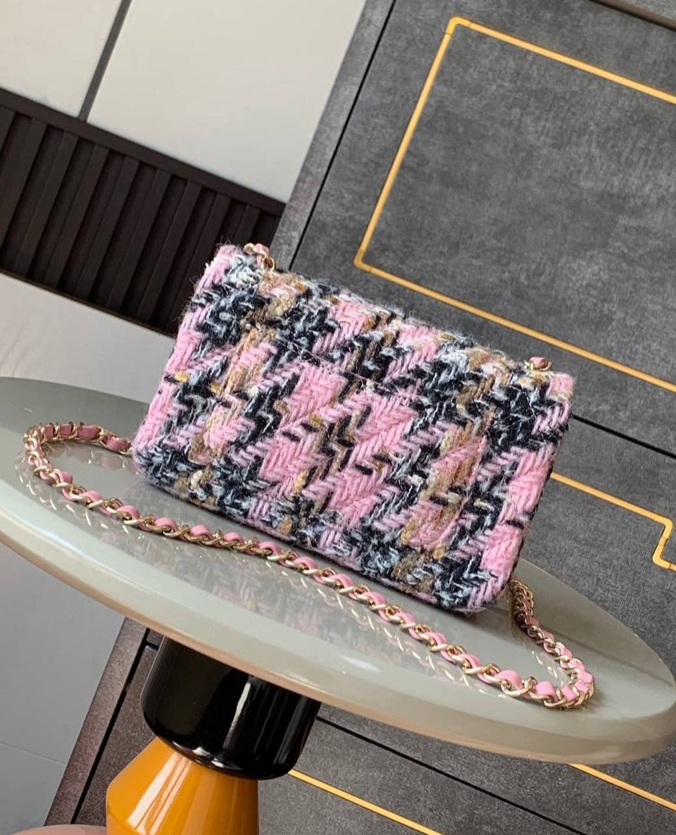 CC FLAP BAG ROSA