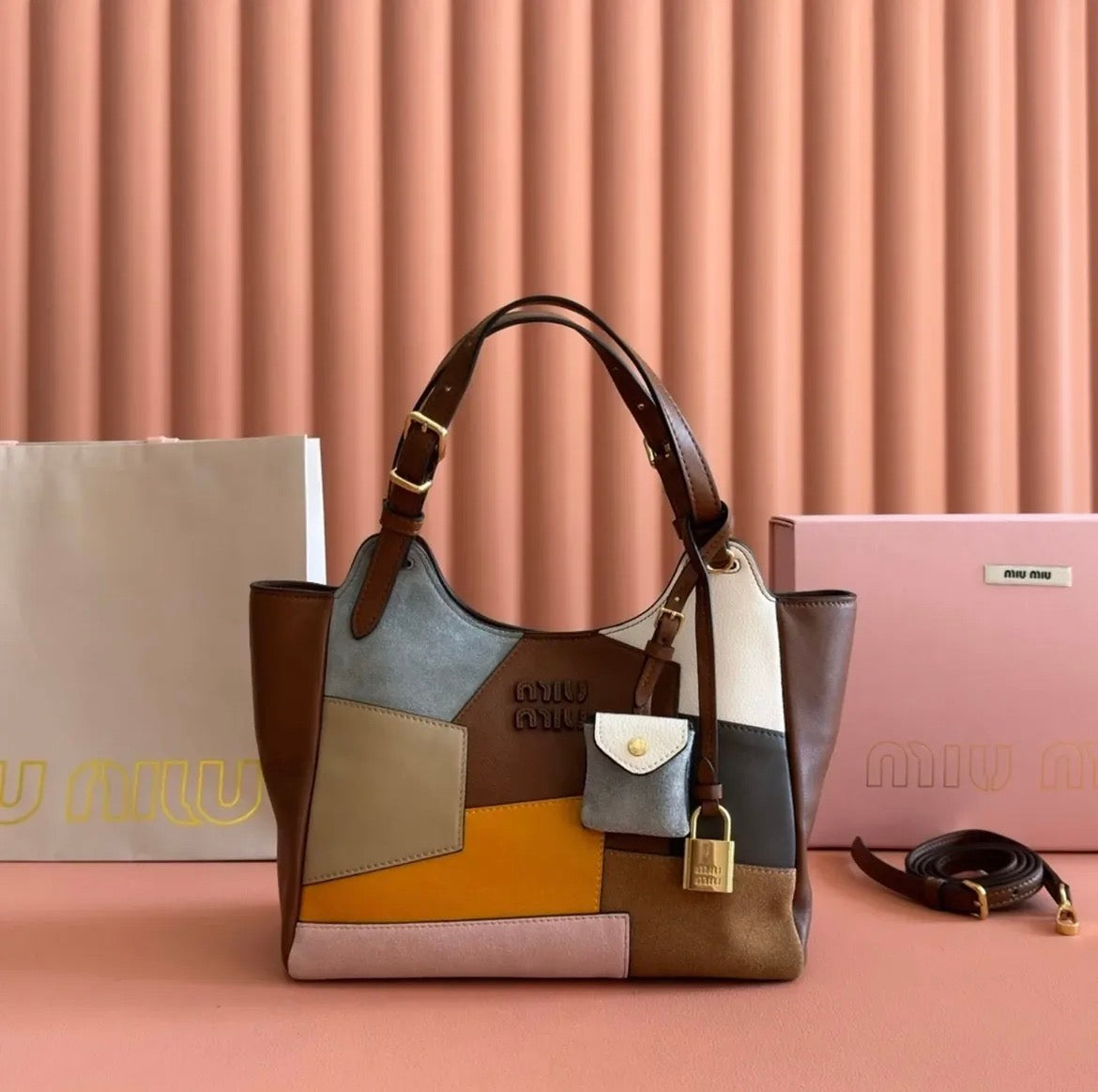 MM PATCHWORK TOTE BAG