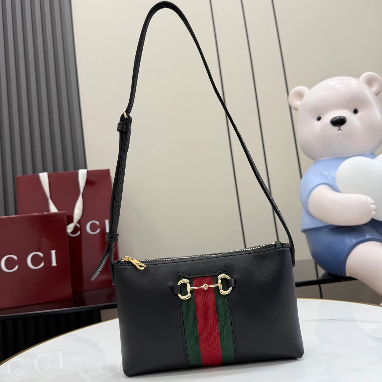 GU HORSEBIT WEB SMALL NEGRO