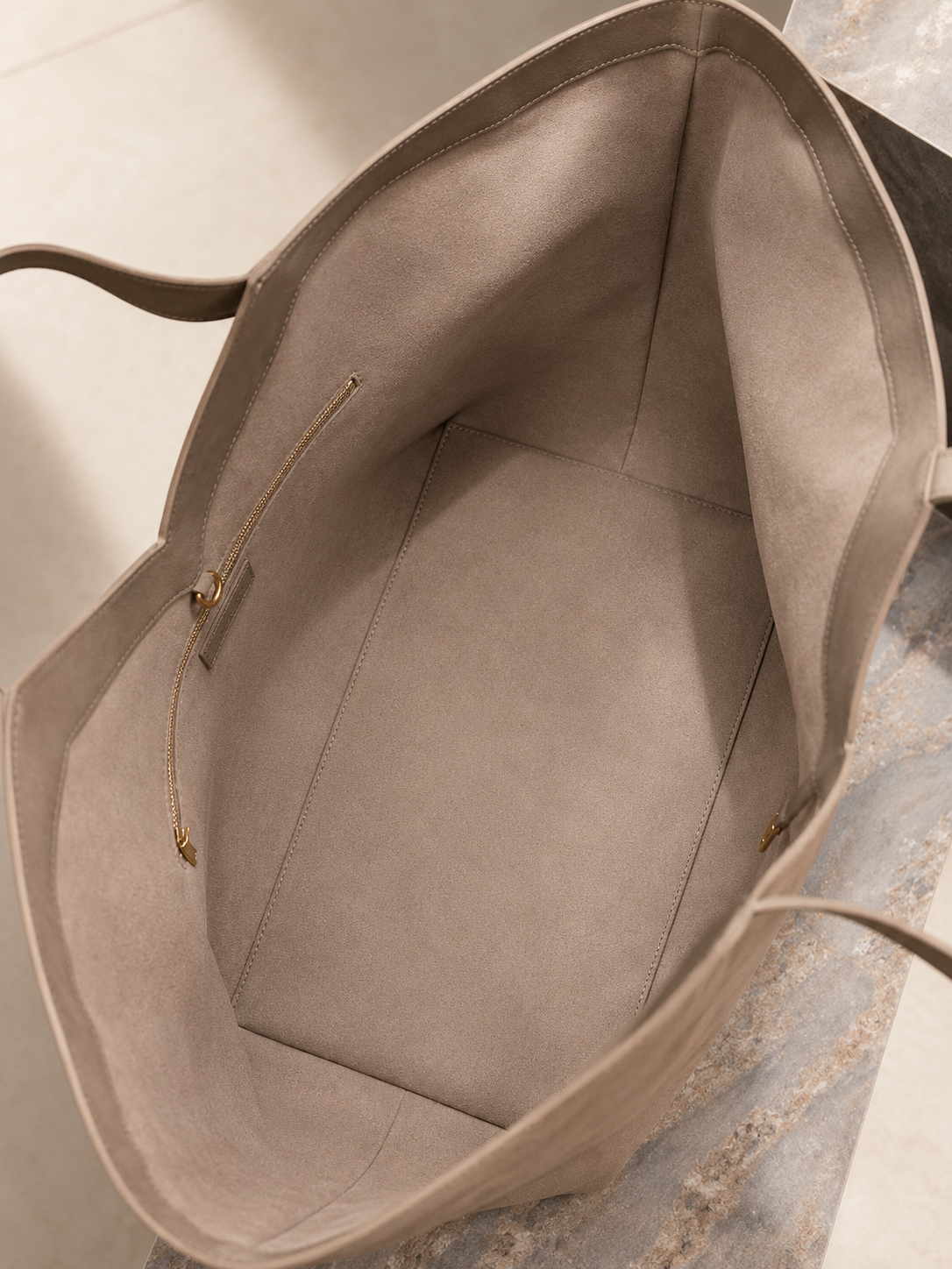 YL Y LARGE TOTE BEIGE