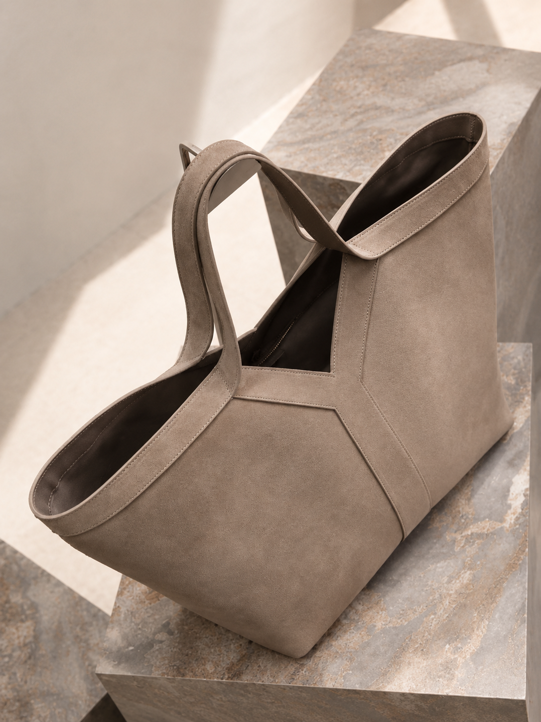 YL Y LARGE TOTE BEIGE