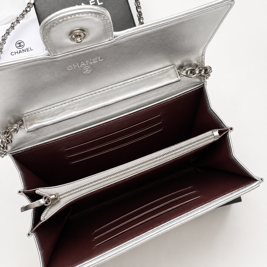 CC CROSSBODY PLATEADA