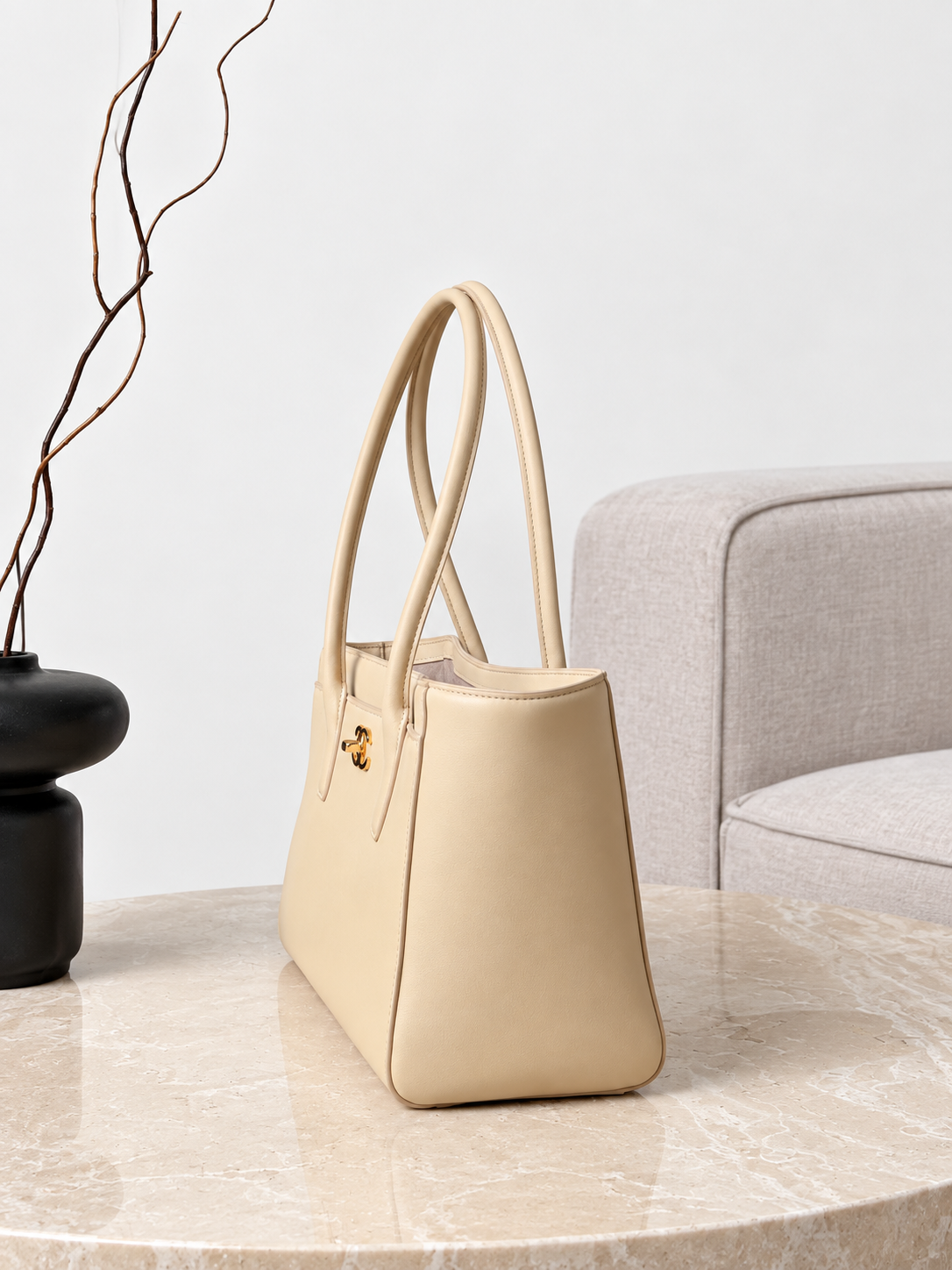 CC SHOPPING PEQUEÑO | BEIGE