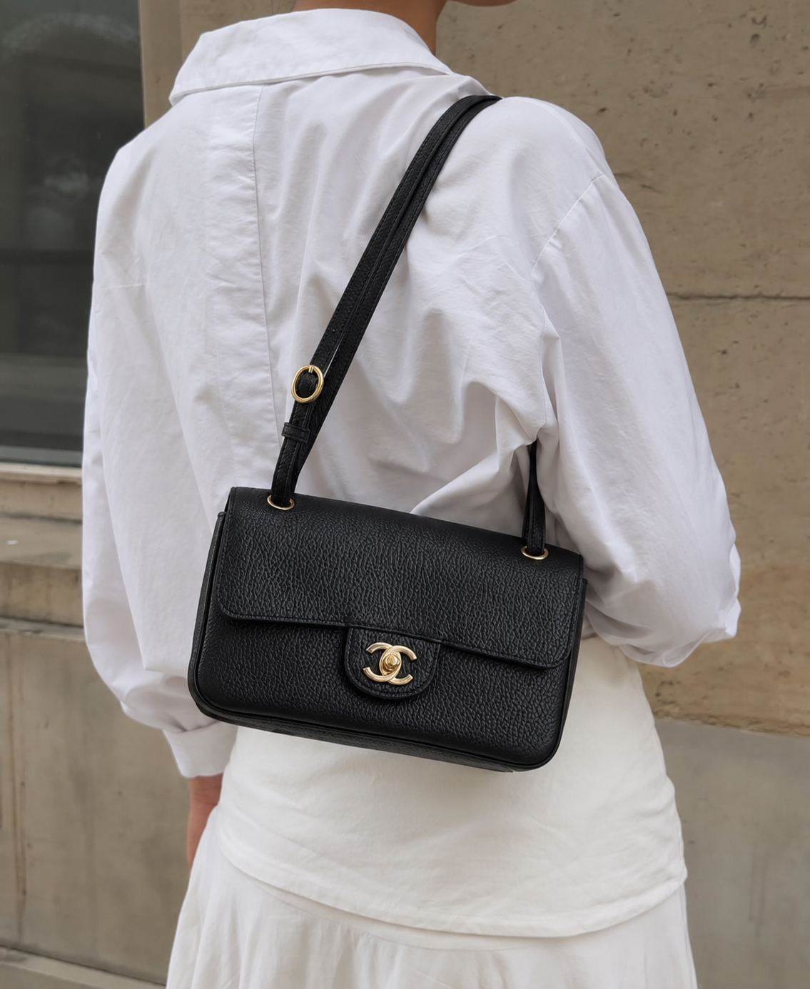 CC MAXI MINI FLAP | NEGRO