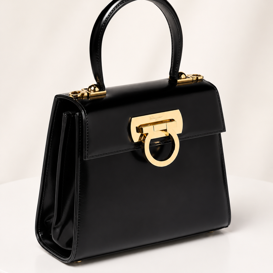 F ICONIC TOP HANDLE NEGRO