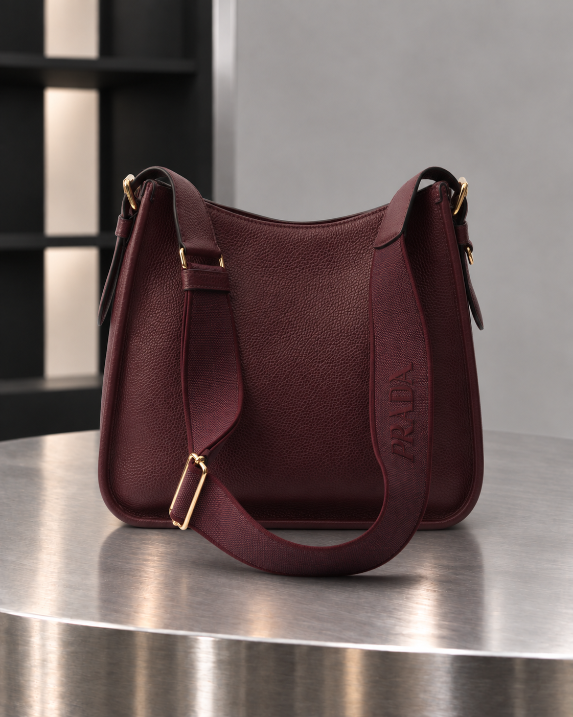 PD MEDIUM LEATHER | VINO