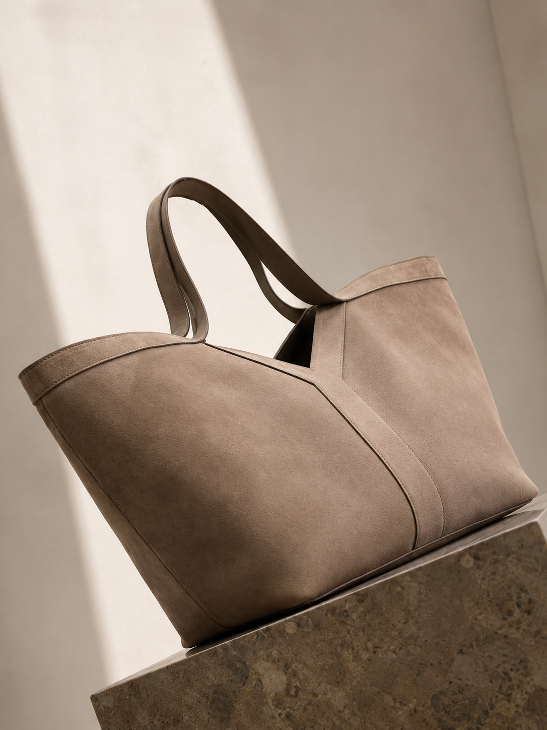 YL Y LARGE TOTE BEIGE