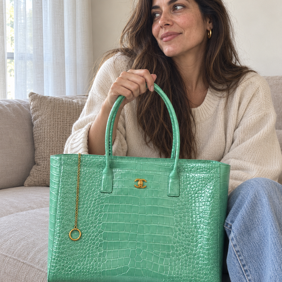CC SHOPPING CROCODRILE | VERDE