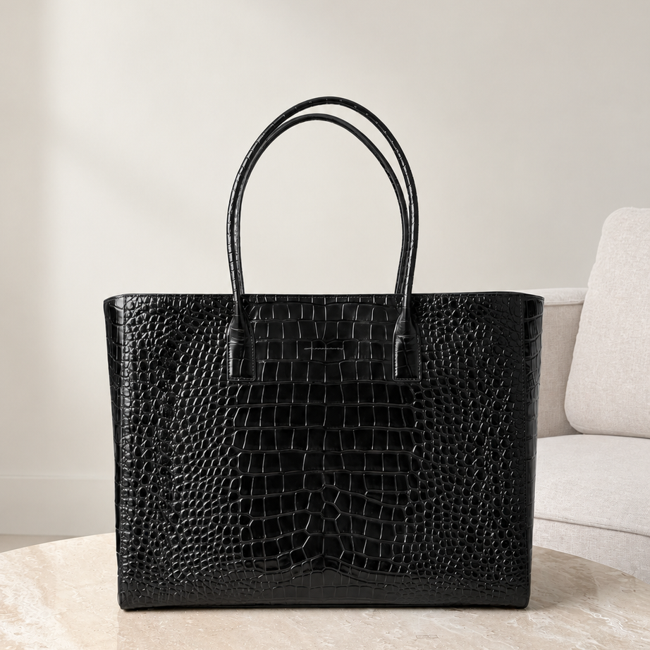 CC SHOPPING CROCODRILE | NEGRO