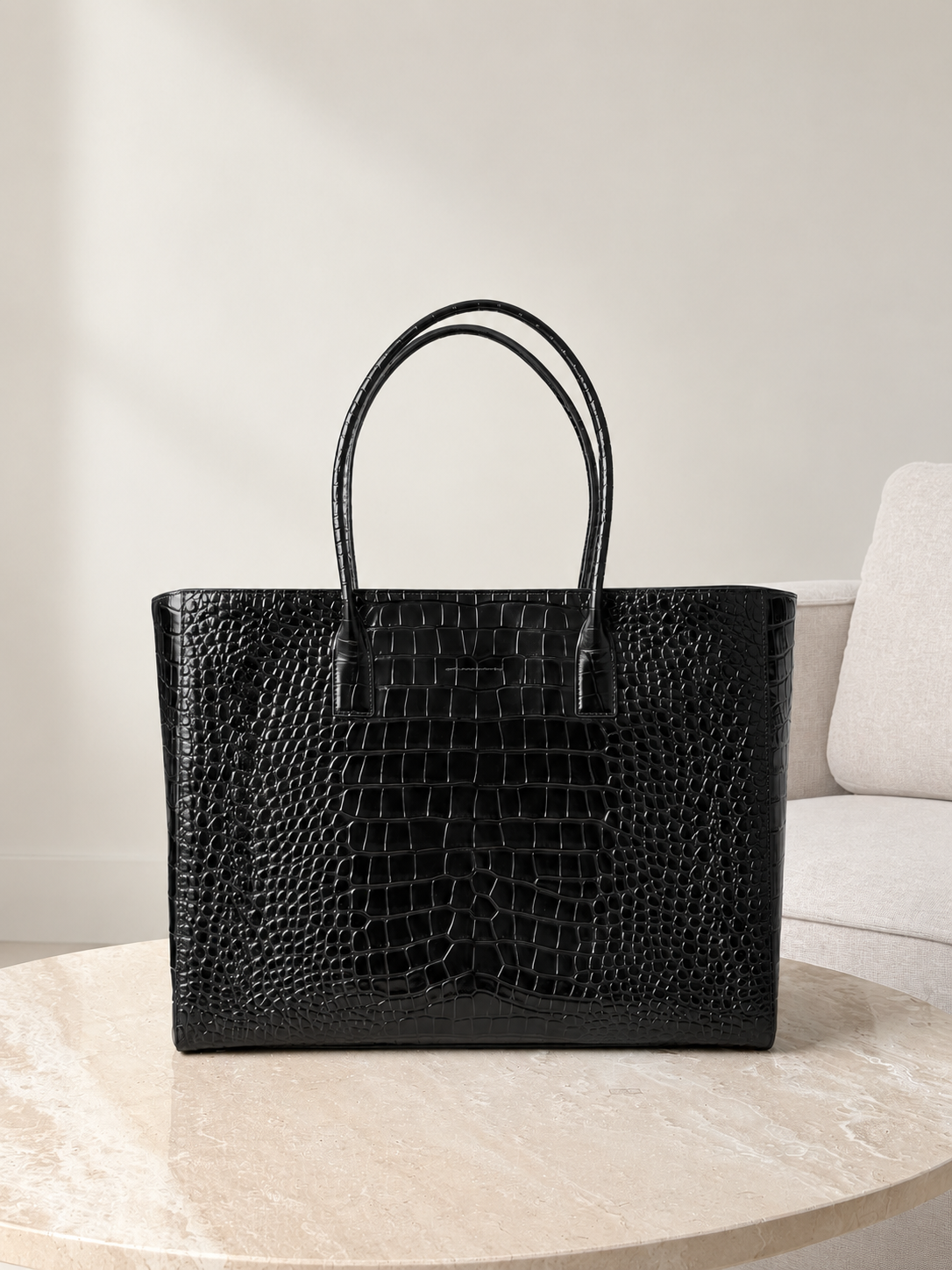 CC SHOPPING CROCODRILE | NEGRO