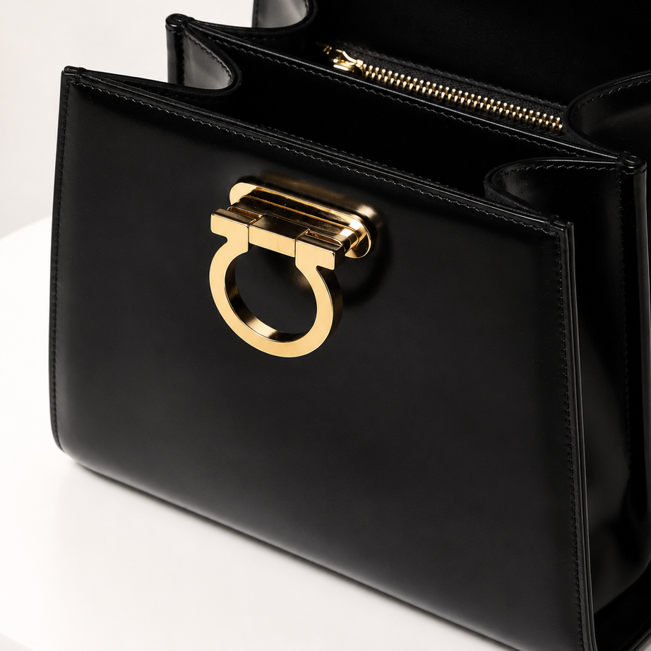 F ICONIC TOP HANDLE NEGRO