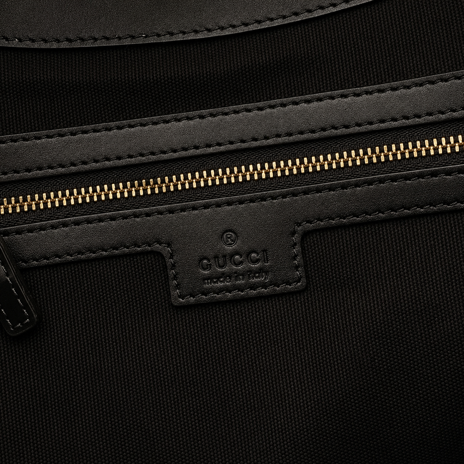 GU EMBLEM LARGE TOTE NEGRO