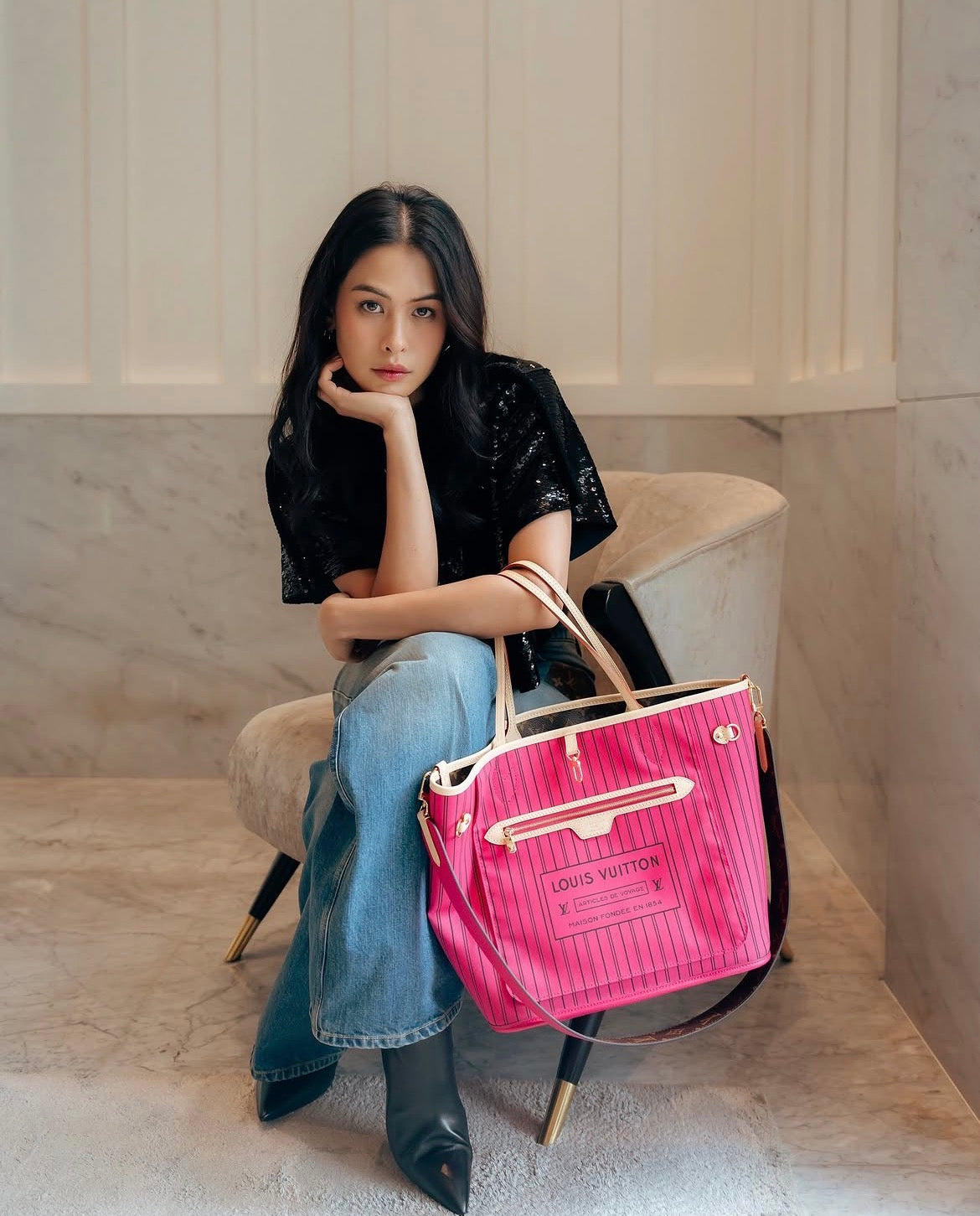 LL NEVERFULL INSIDE OUT ROSA