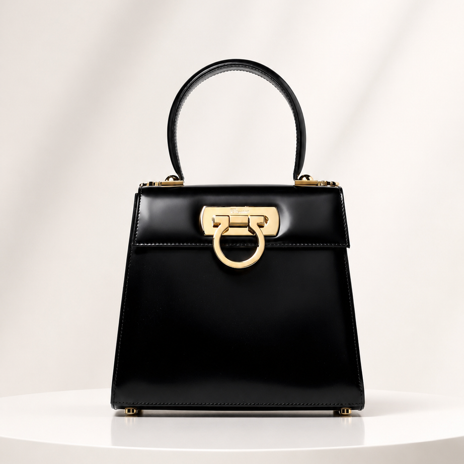 F ICONIC TOP HANDLE NEGRO