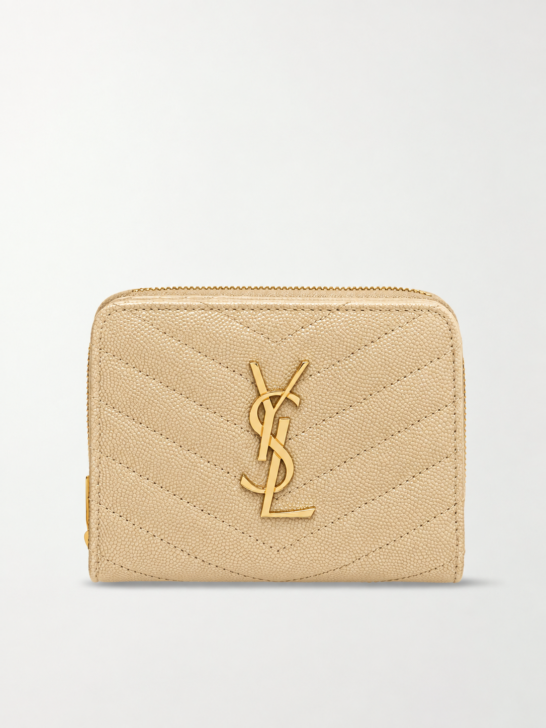 YL CARTERA | BEIGE | CON DORADO