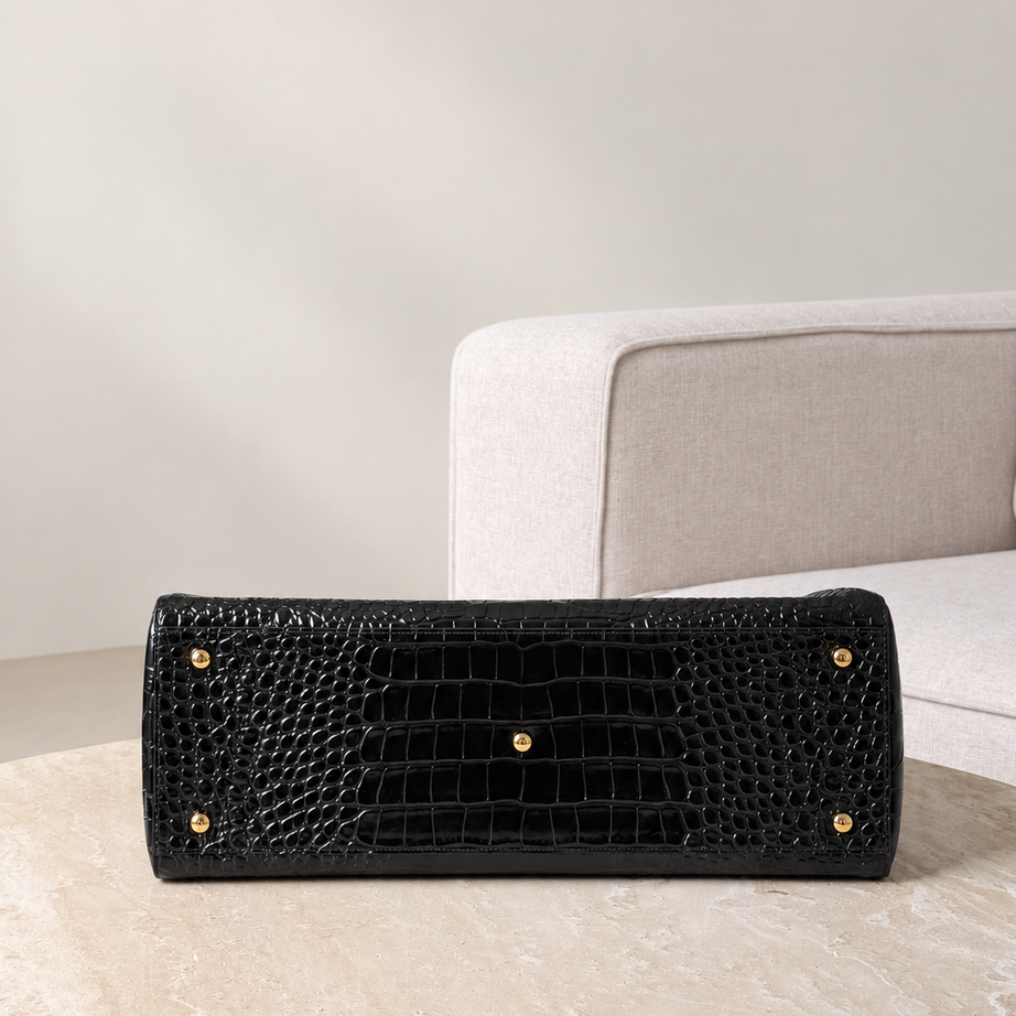 CC SHOPPING CROCODRILE | NEGRO