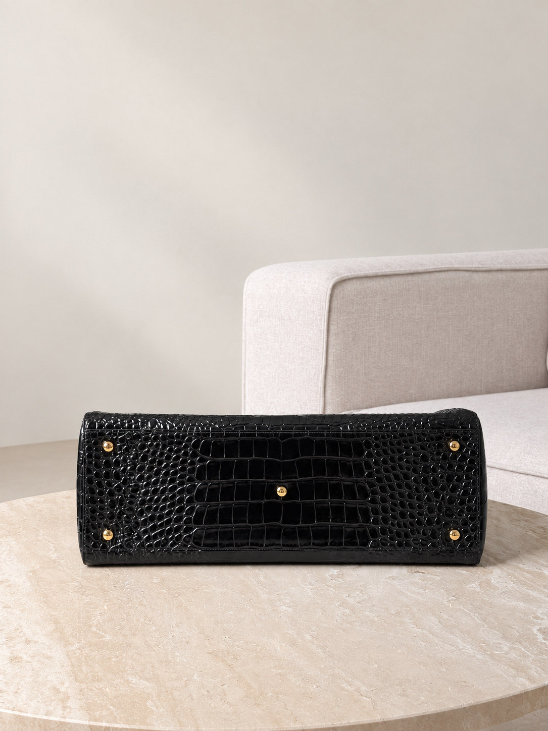 CC SHOPPING CROCODRILE | NEGRO