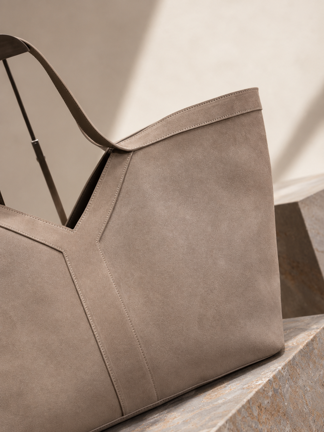 YL Y LARGE TOTE BEIGE