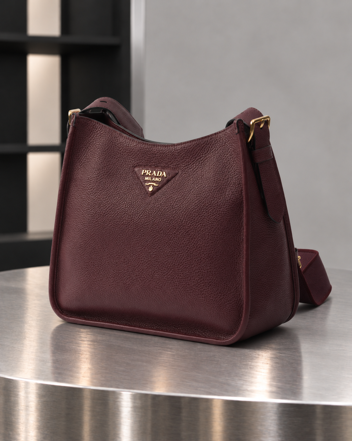 PD MEDIUM LEATHER | VINO