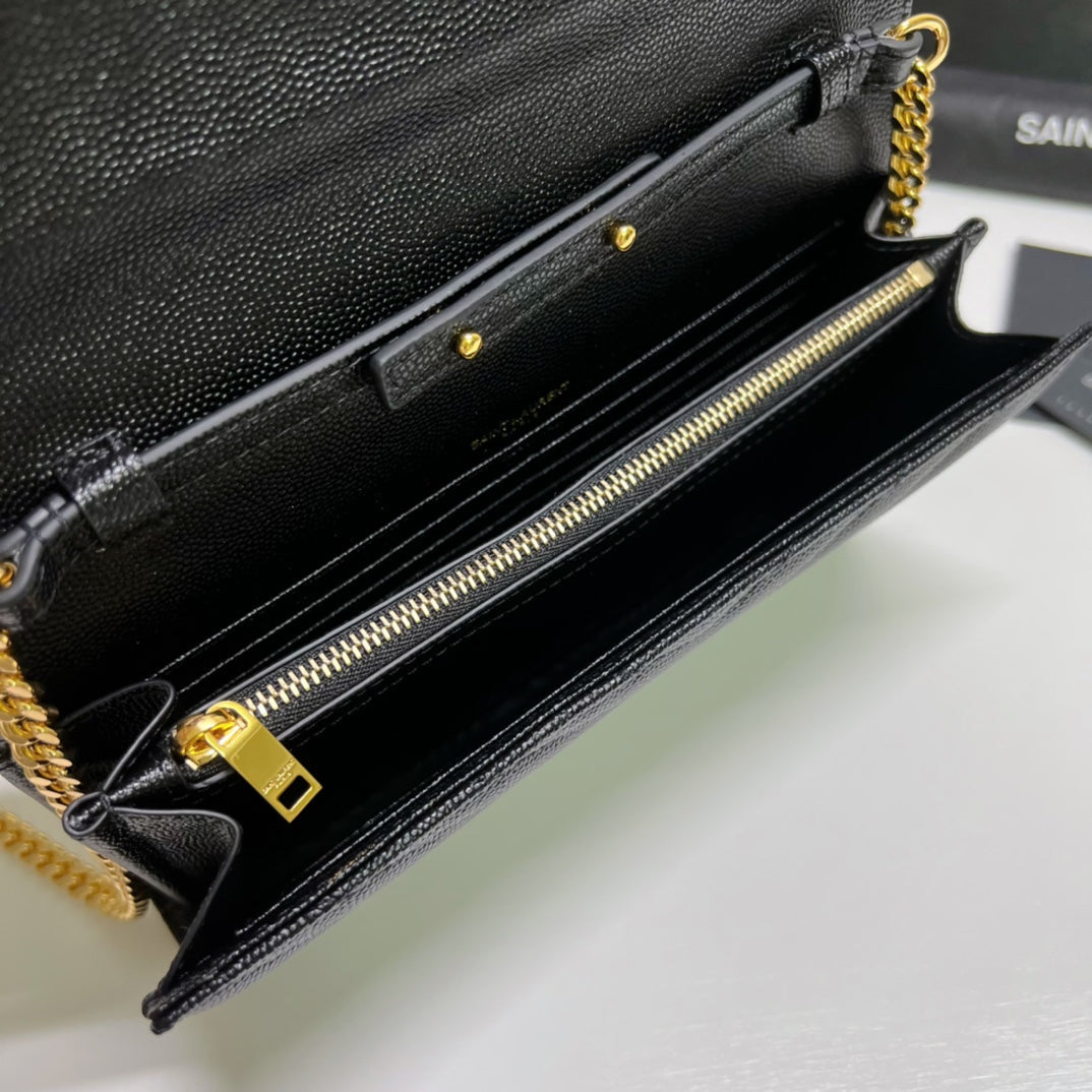 YL WOC NEGRO CON DORADO