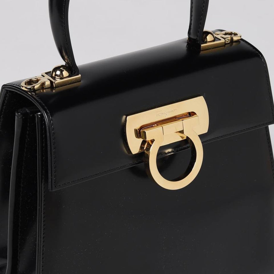 F ICONIC TOP HANDLE NEGRO