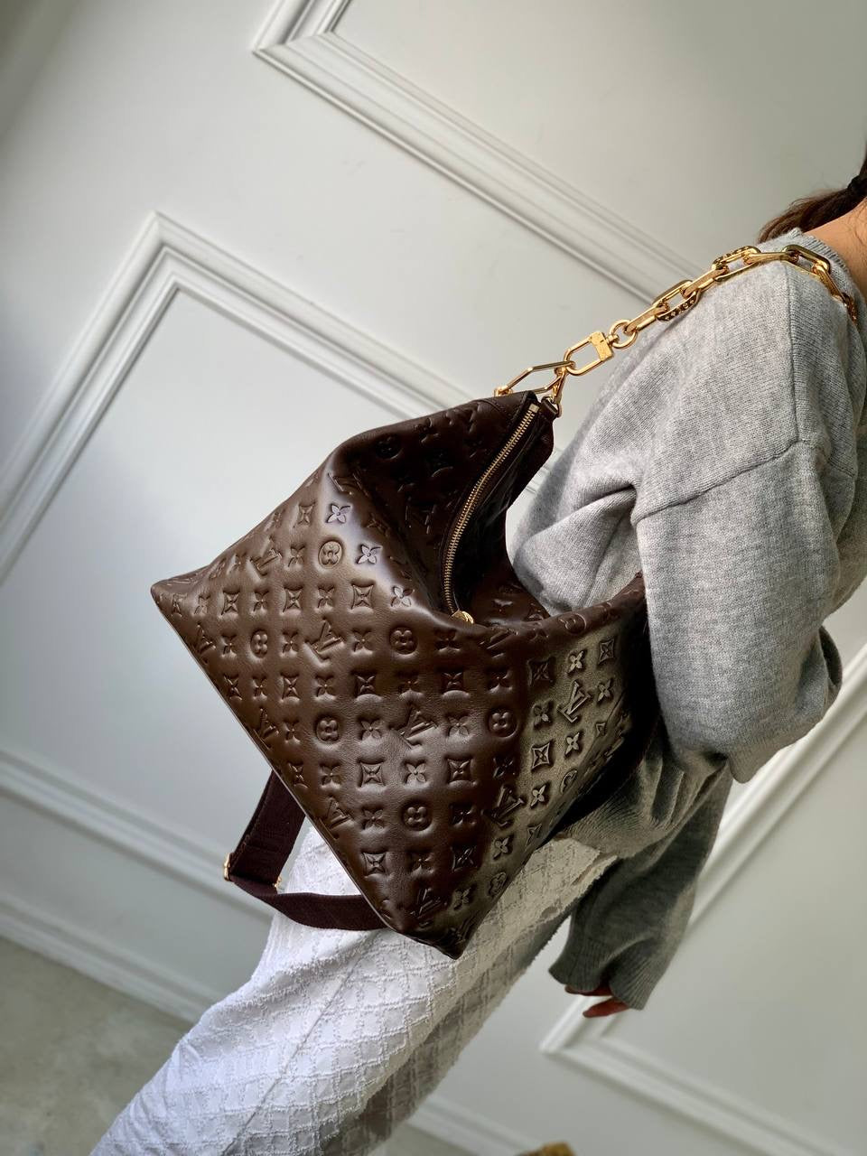 LL COUSSIN HOBO VINO