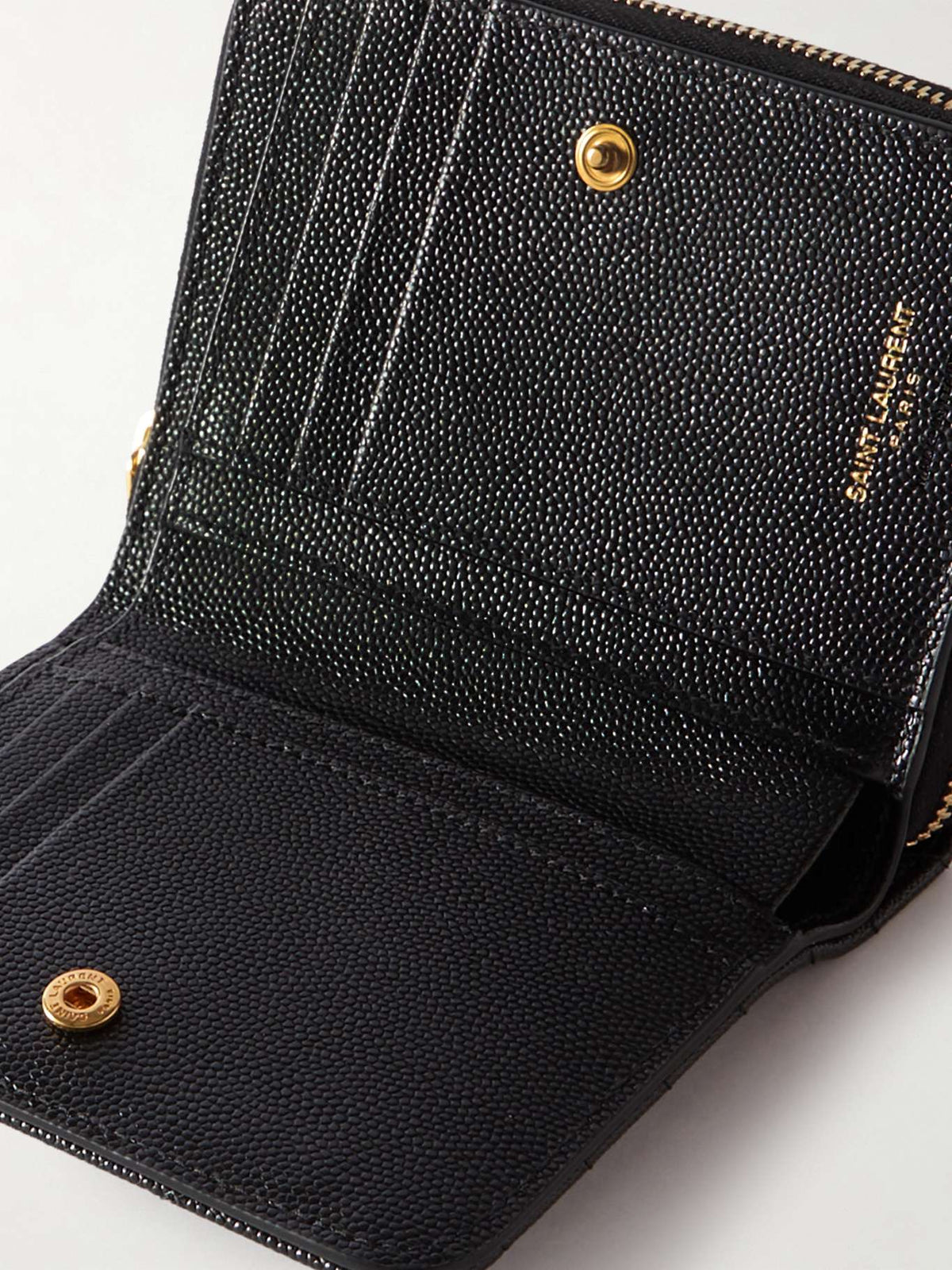 YL CARTERA | NEGRO | CON DORADO