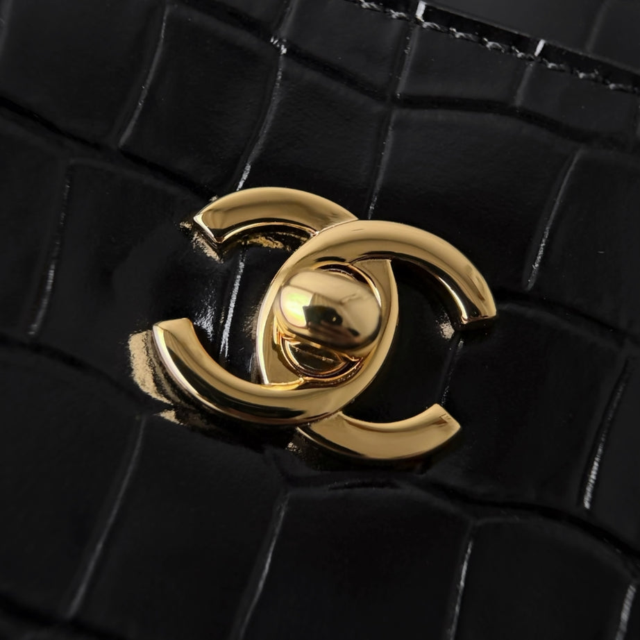 CC SHOPPING CROCODRILE | NEGRO