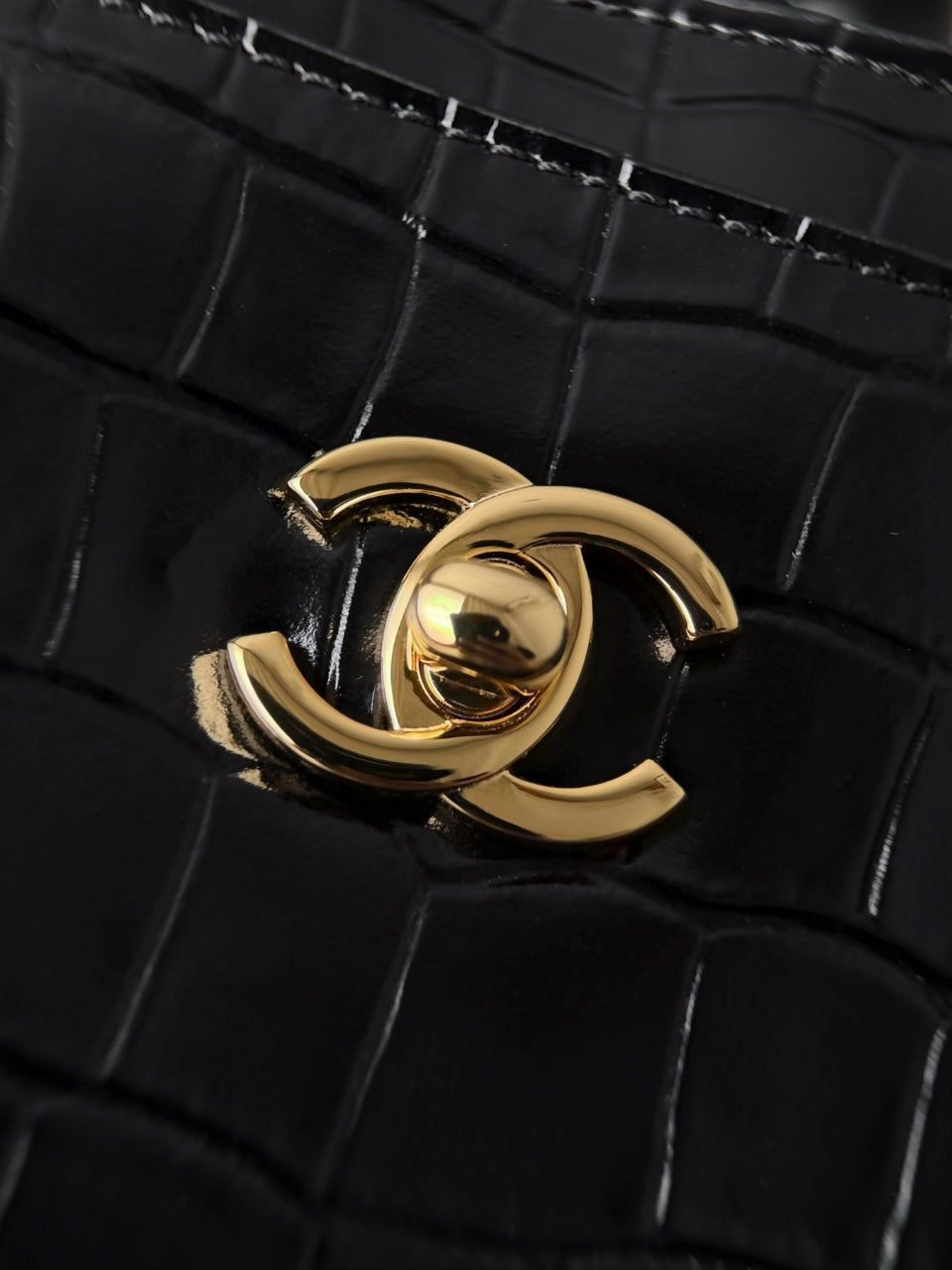 CC SHOPPING CROCODRILE | NEGRO