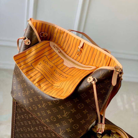 BOLSO NEVERFULL INSIDE OUT AMARILLA