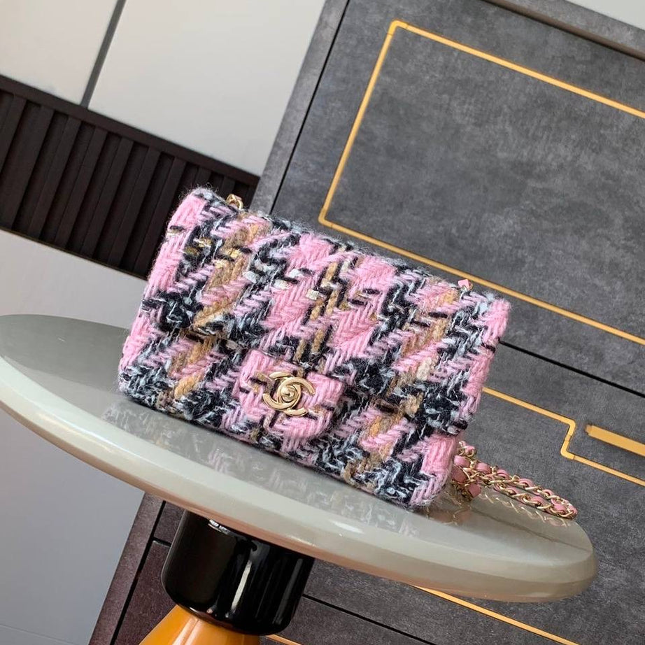 BOLSO FLAP BAG ROSA