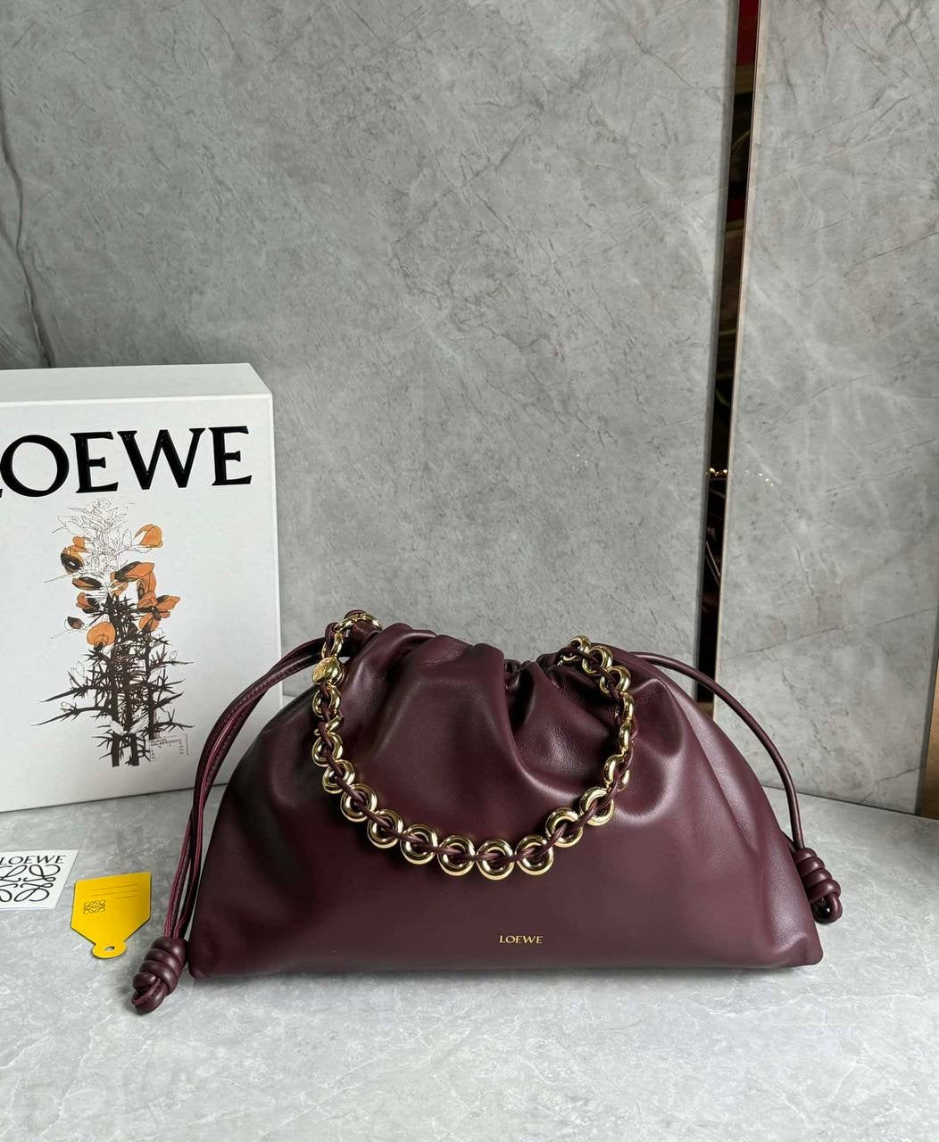 BOLSO FLAMENCO VINO