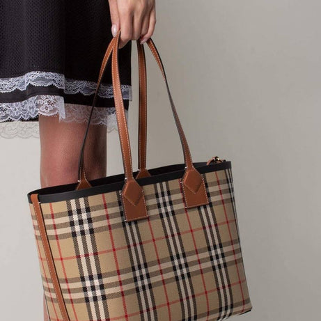 BR TOTE CHECK CUADROS