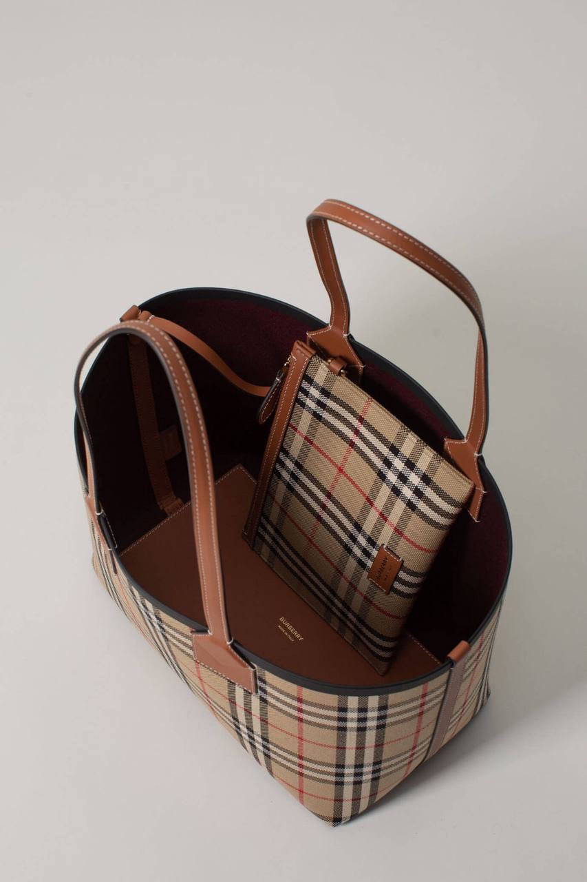 BR TOTE CHECK CUADROS