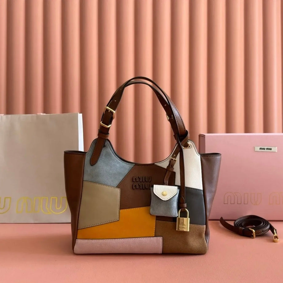 MM PATCHWORK TOTE BAG