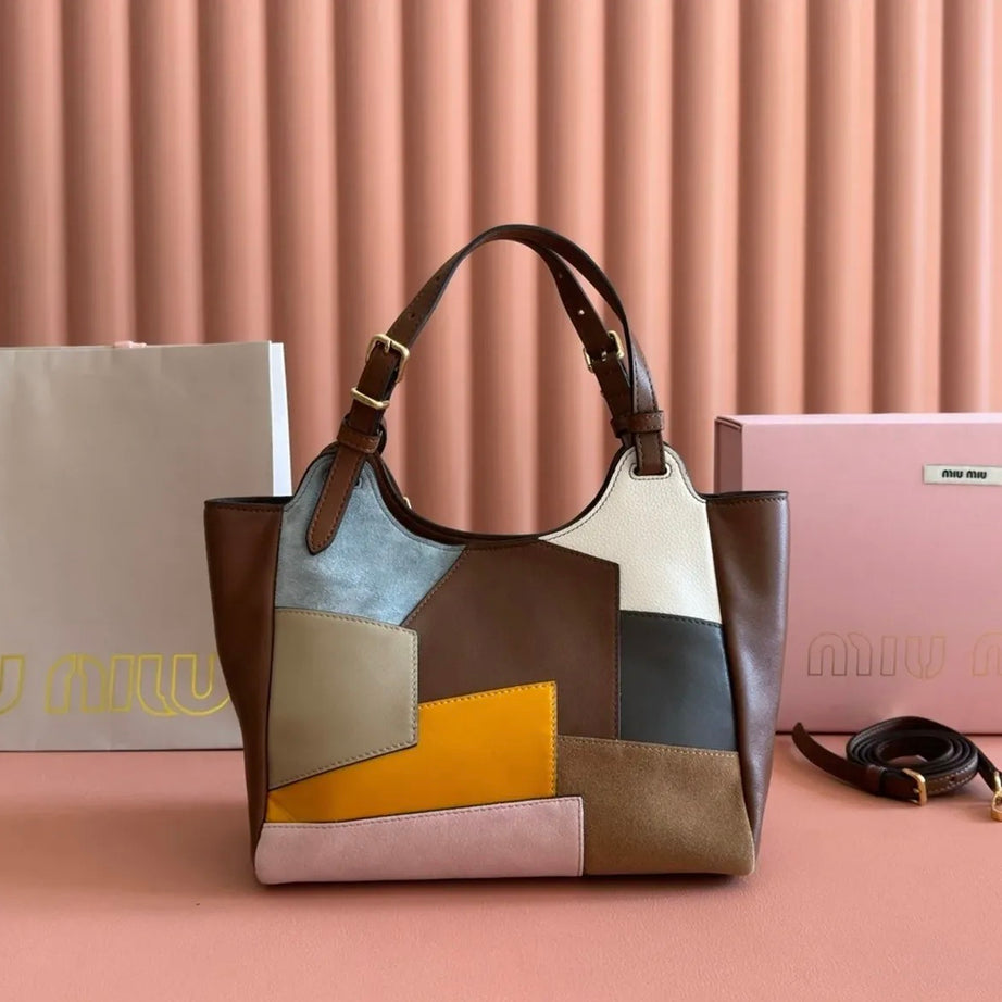 MM PATCHWORK TOTE BAG