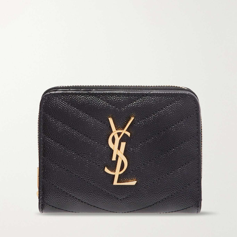 YL CARTERA | NEGRO | CON DORADO