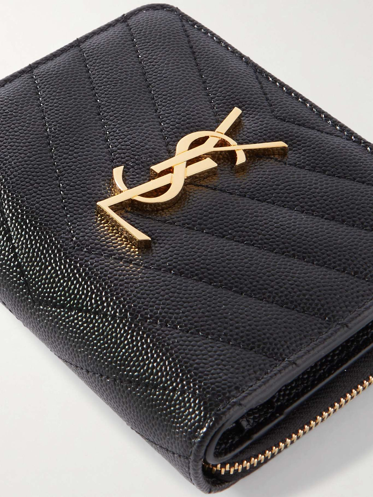 YL CARTERA | NEGRO | CON DORADO