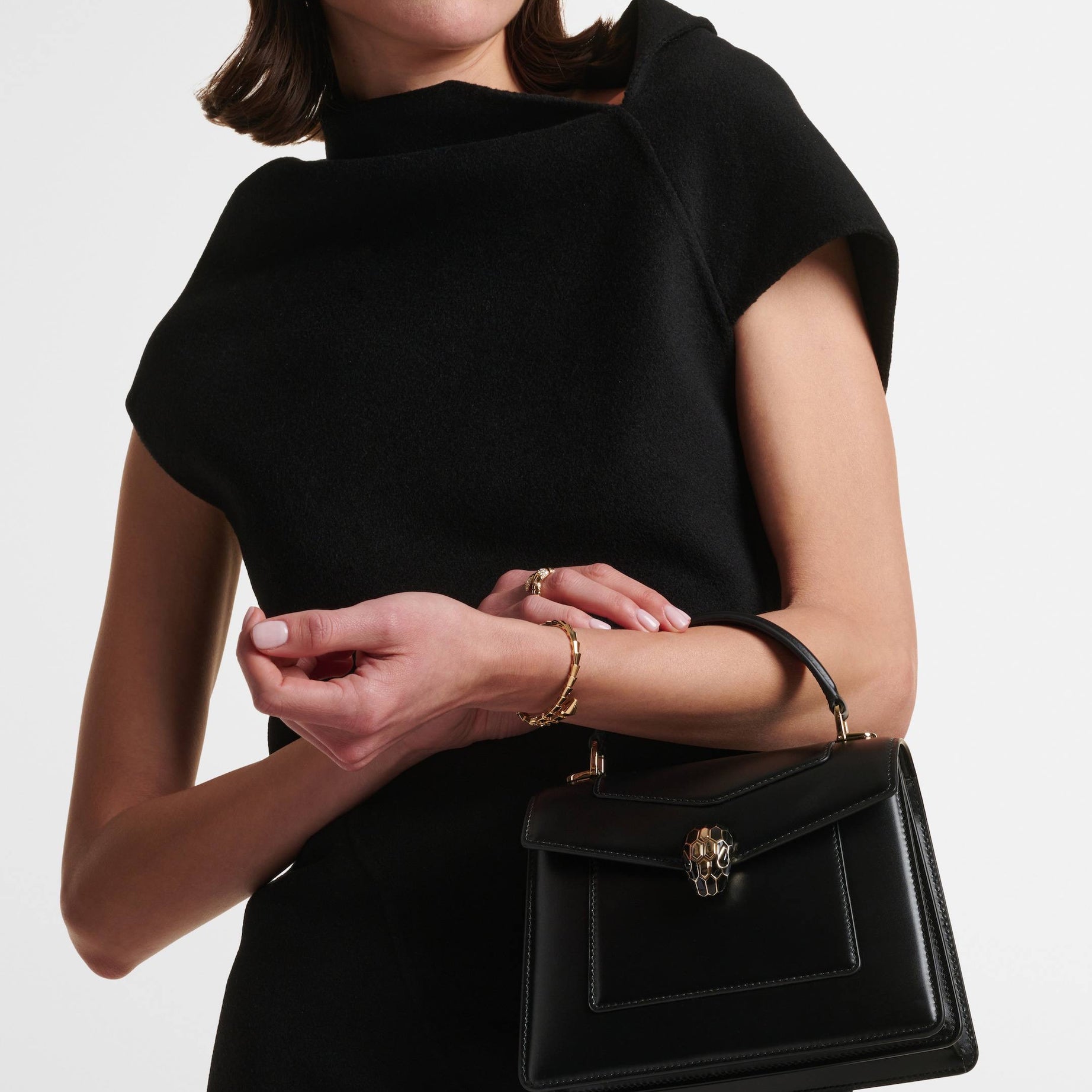 BG SERPENTI FOREVER TOP HANDLE BAG
