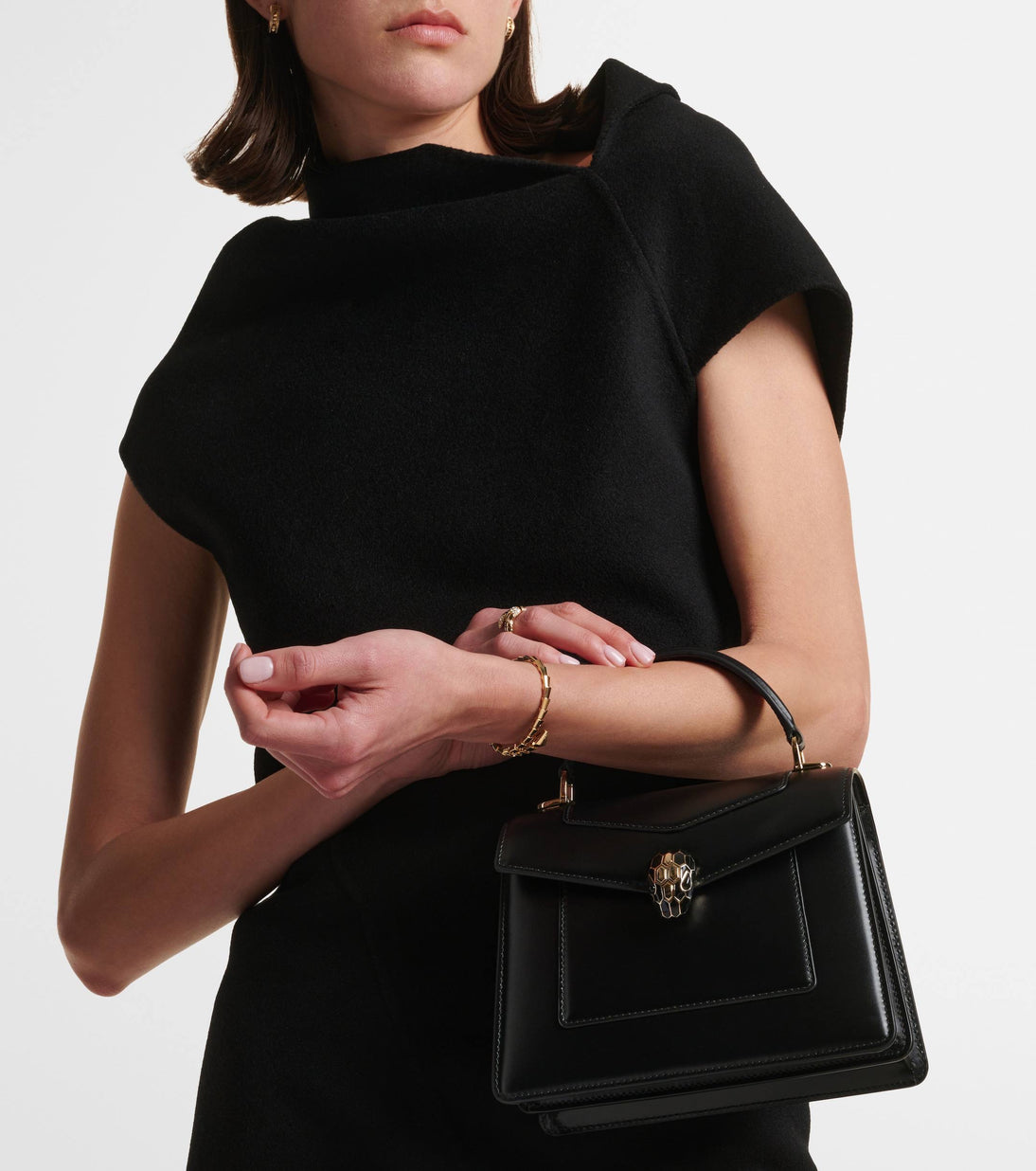 BG SERPENTI FOREVER TOP HANDLE BAG